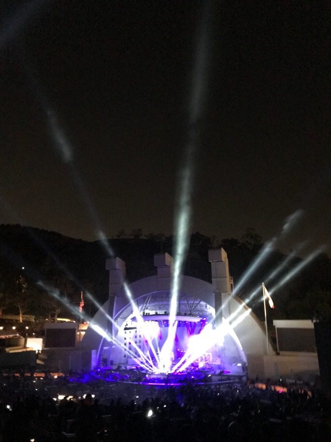 Hollywood Bowl all lit up for Pete Tong and the Heritage Orchestra